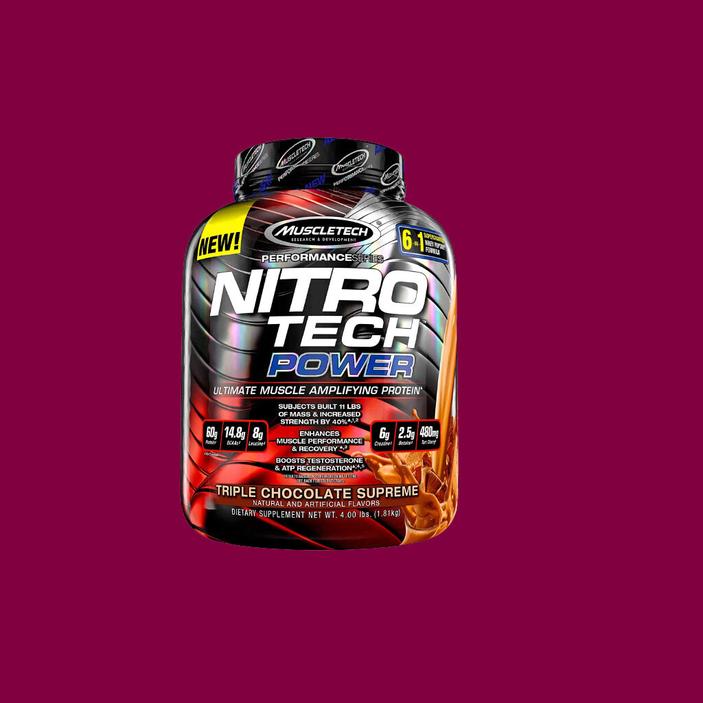 NitroTech 100% Whey Gold Protein Powder - fitzabout